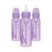 Dr. Brown s Natural Flow Anti-Colic Options+ Narrow Baby Bottles 8 oz/250 mL with Level 1 Slow Flow Nipple 3 Pack Purple 0m+