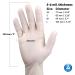Dynarex Safe-Touch Latex Exam Gloves - Powder-Free, Medium, 100/Box - Healthcare, Law Enforcement, Industrial & Salon/Spa Use - Buy Online on SooperMarket.com