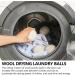 Efficient Laundry Drying Ball Quick Drying Laundry Ball Fabric Softener Wool Ball Wool Dryer Ball Set of 6pcs Efficient Fabric - Buy Online on SooperMarket.com