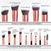 BS-MALL Premium Synthetic Makeup Brushes Set - 14 Pcs for Foundation, Powder, Concealers, Eye Shadows - A-Rose Golden - Buy Online on SooperMarket.com