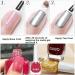 Pink Nail Polish Nail Varnish Shimmer Glitter Quick Dry Breathable French Manicure Natural Elegant Pearl Bright Pink Hot Pink Non-toxic No UV Needed Nail Polish for Woman Home DIY Nail Art Gift - Buy Online on SooperMarket.com