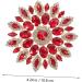 EXCEART Diy Rhinestone Decor Banner for Coat Clothing Garment Patches Accessories Bottom Hat Creative Red 1X10.8X10.8CM - Buy Online on SooperMarket.com