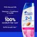 Buy Head & Shoulders Smooth and Silky 2-in-1 Anti Dandruff Shampoo + Conditioner 180ml | International Shipping Available - Buy Online on SooperMarket.com