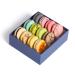 Kayla's Cake Premium French Macarons Cookies Gift Baskets Gourmet Chocolate Box Desserts Birthday Snack Care Packages College Students Mothers Day Thank You Macaroon Mom Women her Men Classic 12 Classic Flavors 12 Count (P - Buy Online on SooperMarket.com