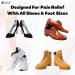Plantar People Orthotic Insoles - Full Length with Arch Supports, Silicone Heel Pads - XL UK 11-13 | Plantar Fasciitis Treatment - Buy Online on SooperMarket.com