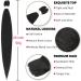 Xusuperb Pre-Stretched Braiding Hair 1B Black - 26 Inch EZ Braids Extensions (6 Packs) | Soft Yaki-Texture Kanekalon Hair for Braiding - Buy Online on SooperMarket.com