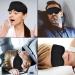 WOVTE Cooling Eye Mask Reusable Hot or Cold Therapy Gel Bead Eye Mask with Soft Plush Backing and Adjustable Strap for Puffy Eyes Dry Eyes Dark Circles Headache (Black) - Buy Online on SooperMarket.com