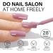 Nude Gel Nail Polish 15 ML - Soak Off UV/LED Salon Quality Varnish in Dusty Rose | AILLSA Cute Color for Home Use - Buy Online on SooperMarket.com