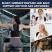 AOFITBRACE Back Brace Posture Corrector for Women and Men Breathable Adjustable Full Back Straightener for Upper Lower Medium Black - Buy Online on SooperMarket.com