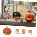 IMIKEYA 10pcs Foam Pumpkin Mini Artificial Pumpkins Mini Pumpkins Glitter Pumpkins Small Pumpkin Decor Small Artificial Pumpkins Harvest Pumpkins Fall Decor Powder Little Pumpkin Orange 6.3CM - Buy Online on SooperMarket.com