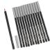CANIGHT 12pcs Black Eyeliner 1 Black Waterproof Eyeliner Beauty Supply Waterproof Brow Pencil Makeup Wood