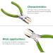 2 Pack Nylon Nose Pliers - Carbon Steel Jewelry Making Tools for Beading & Wire Crafts - 5.3 Inch - Buy Online on SooperMarket.com