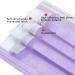 Adult Disposable Face Mask 3-Ply Mouth Cover Dust Safety Protection - Pack of 50 (Purple) - Buy Online on SooperMarket.com