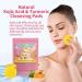Azuvea Exfoliating Pads - Turmeric & Kojic Acid Cleansing 40 Pads for Bright Skin | International Shipping - Buy Online on SooperMarket.com