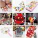Jihuoo 100g Cute 3D Polymer Nail Art Slices - Christmas Mucus Charms & Tinker Accessories for Creative Nail Decorations - Buy Online on SooperMarket.com