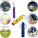 Buy Hezhou 14-Piece Aluminum Sport Whistle Set - Perfect for Camping Hiking & School Activities - Key Ring Included - Buy Online on SooperMarket.com