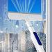 Squeegee For Window Cleaning with Spray and 3 Pads 2024 New Double Sided Spray Window Retractable Cleani Cleaner Spray Glass White 30cm panel - Buy Online on SooperMarket.com