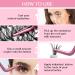 280 Pcs Cluster & Wispy Individual Lashes 40D-D-0.07-14 mm | DIY At-Home C D Curl Bottom Lashes - Buy Online on SooperMarket.com