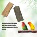 Tfwadmx Parrot Perch 2 Pack - Natural Wood Bird Stand for Cage | Playground Accessories for Parakeet, Cockatiel, Lovebird, Finches, Conure, Budgie - Buy Online on SooperMarket.com