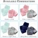 Kalevel Baby Crawling Anti-Slip Knee Pads - 2 Pairs Navy Blue + Dark Grey Knee Sleeve Protector for Infant Toddler Boy Girl - Buy Online on SooperMarket.com