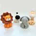 jncakes Animals Cake Topper Birthday Party Decoration Edible Great for Kids Boy Girl First Birthday Christening Baby Shower Easy to Use Giraffe Elephant Lion Jungle