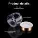 SATINIOR 24 Pack 2 oz Clear Plastic Jars with Gold Lids - Wide-Mouth Storage Containers for Beauty Products, Cosmetics, Crafts, and Food - Buy Online on SooperMarket.com