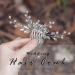 Unicra Bride Silver Wedding Hair Comb | Sparkly Crystal Rhinestone Bridal Hair Accessory - Buy Online on SooperMarket.com
