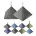 8 Pack Charcoal Bamboo Bags Nature Fresh Charcoal Bags Activated Charcoal Odor Absorber Eliminator Bag ( 8 x 200g ) 8 Grey, Purple, Blue, Green