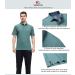 VEBOON Men's Short Sleeve Polo Shirt - Pine Green Heather, Large - Buy Online on SooperMarket.com