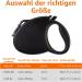 Amazon Basics Retractable Dog Leash - Small Black | Durable Ergonomic & Perfect for Travel - International Shipping Available - Buy Online on SooperMarket.com