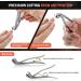 BEZOX Angled Head Nail Clippers for Seniors - Premium Steel Toenail Clipper for Thick Nails - Ergonomic Cutter Trimmer with Catcher - Men and Women - Silver - Buy Online on SooperMarket.com
