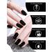Kalolary 32PCS Waterproof Black Gel Nail Polish Strips | Adhesive Full Wrap Stickers with File and Stick | UV/LED Lamp Required - Buy Online on SooperMarket.com