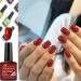 Red Gel Nail Polish Set Burgundy Dark Red Black Nail Varnish Sets Rose Red Autumn UV/LED Nail Lamp Soak off Nail Art Manicure Gel Nail Polish Kit for Salon DIY at Home - Buy Online on SooperMarket.com