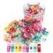 Otylzto Sewing Clips  100 Pcs with Plastic Box  Premium Quilting Clips for Supplies Crafting Tools  Assorted Colors Plastic Clips for Crafts  Plastic Clip for Craft Sew Clip Sew Clips Sewing Notions