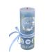 Cerziies Baptism Candle Rustic Leo Boy or Girl with Name and Date Individual and Hand Decorated 1735 Variant: Classic Wick