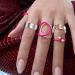 Smart Health Ring Sleep Monitoring Smart Health Monitor Ring Step Counting with Long Endurance for Night Use (20)(20 20) 20 20 - Buy Online on SooperMarket.com