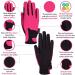 Kids Horse Riding Gloves - Pink, Age 10-12 Years | Equestrian Children's Mittens for Horseback Riding, Biking, Gardening | Boys & Girls Pony Youth Outdoor Gear - Buy Online on SooperMarket.com