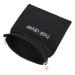 FOYTOKI 2pcs Hair Dryer Storage Bag Mini Hairdryer Bag Drawstring Shark Hair Dryer Toiletey Fabric Black