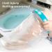 Waterproof Leg Cast Cover Multifunctional Ergonomic Adjustable PVC Adults Foot Ankle Cast Protector for Bathing Swimming Beach - Buy Online on SooperMarket.com