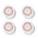 Clarisonic Radiance Facial Cleansing Brush Head Replacement Compatible with Mia 1 Mia 2 Mia Fit Alpha Fit Smart Profile Uplift and Alpha Fit X 4 Count Radiance Brush Head (4 Count)