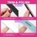 Fandamei Nail Polish Remover Tools Set - 500 Cotton Pads Pink Nail Clips Stainless Steel Shaver Nail Files & Brush - Perfect for Gel Nails - Buy Online on SooperMarket.com