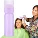 Hair Dye Brush Bottle Root Comb Applicator Bottle Hair Oil Bottle With Comb Hair Dye Bottle Applicator Comb With Graduated Scale For Home Salon Use White+Purple+Pink - Buy Online on SooperMarket.com