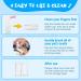 Adiwo Dog Toothbrush Finger 12 Pcs Reusable Dog Finger Toothbrush Anti-Plaque 360 Full-Surrounded Bristles Dog Tooth Brush Efficient Dog Teeth Cleaning Products for Dogs and Cats - Buy Online on SooperMarket.com