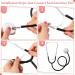 Kids Stethoscope Toy Set | 20 Pcs Real Working Stethoscope for Children | Nurse & Doctor Role Play Kit | Pretend Game Accessories (Pink, Sky Blue, Red, Black) - Buy Online on SooperMarket.com