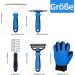 5-Piece Pet Brush Set & Lint Remover for Dogs & Cats - Best Pet Hair Remover for Furniture Sofa & Bed - Buy Online on SooperMarket.com