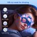 Cooling Eye Mask - Gel Eye Mask for Dark Circles Migraines & Eye Surgery - 3 in 1 Weighted Warm Compress for Dry Eyes & Blepharitis - Blue - Buy Online on SooperMarket.com