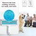 Portable Roller Pet Hair Remover - Reusable Lint Roller for Furniture Couch Carpet Clothing & Bedding - Effective Cat Hair Remover (Blue - Buy Online on SooperMarket.com