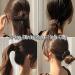 7pcs Zabernim Hair Holder Birds Nest Magic Hair Clip for Women - Expandable Velvet Bun Claw for Girls - Vintage Ponytail Holder Hairpin Buckles - Buy Online on SooperMarket.com
