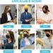 Black Disposable Face Masks 50Pcs - 4-Layer Protection - Breathable Dust Mask for Adults - Buy Online on SooperMarket.com