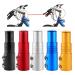 BlueSunshine Bike Handlebar Riser Bicycle Fork Stem Raiser Extender Head Up Raiser Aluminum Alloy Black